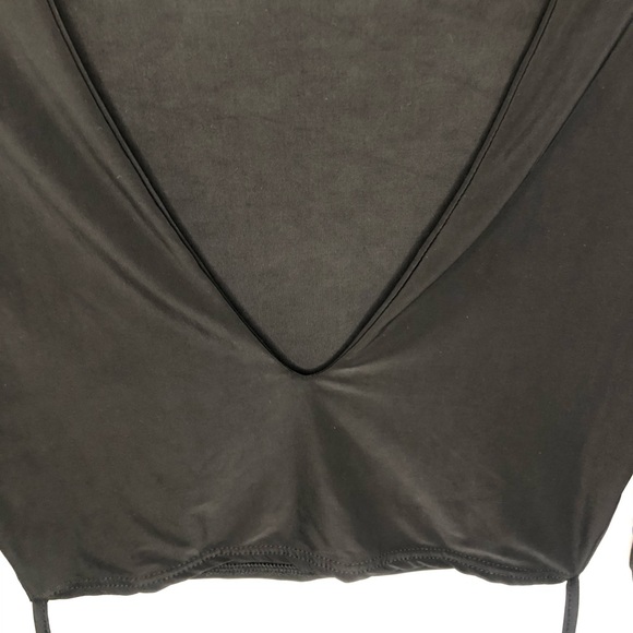 Black tie waist crop top PrettyLittleThing #131 - Picture 6 of 12